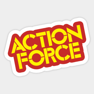 ACTION FORCE Sticker